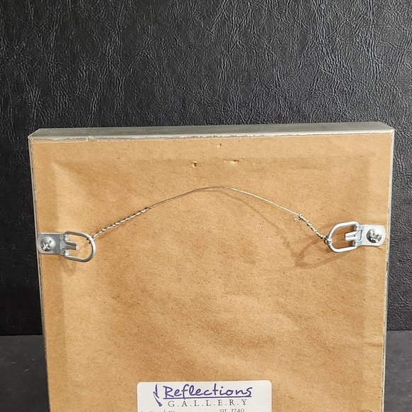 Gorgeous Framed Pewter Angel Mother Holding Angel Baby Ornament in Pewter Color - Picture 7 of 11